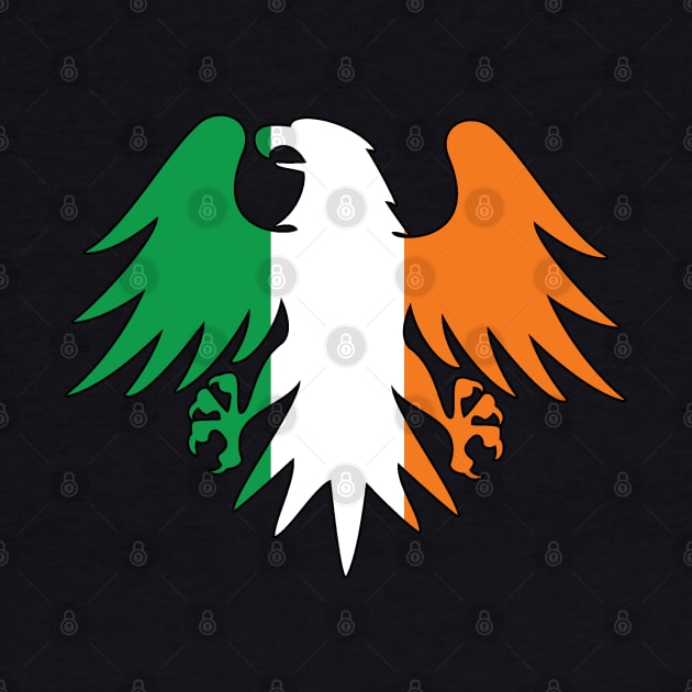 Irish Flag Eagle by Shawnsonart